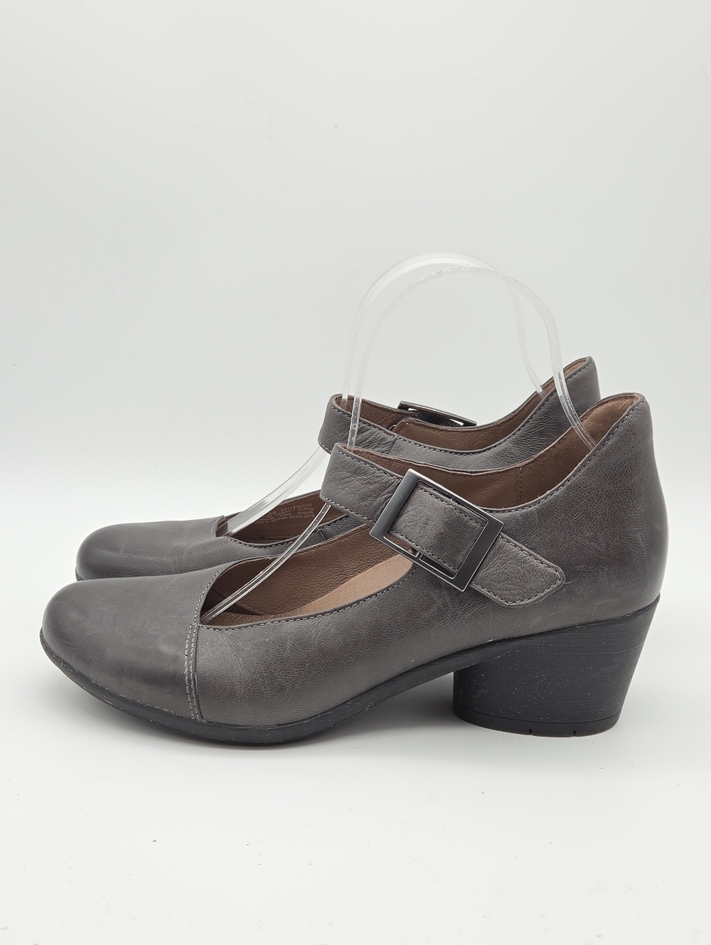 Dansko Roxanne Mary Jane Heels Taupe Brown Size 39 9